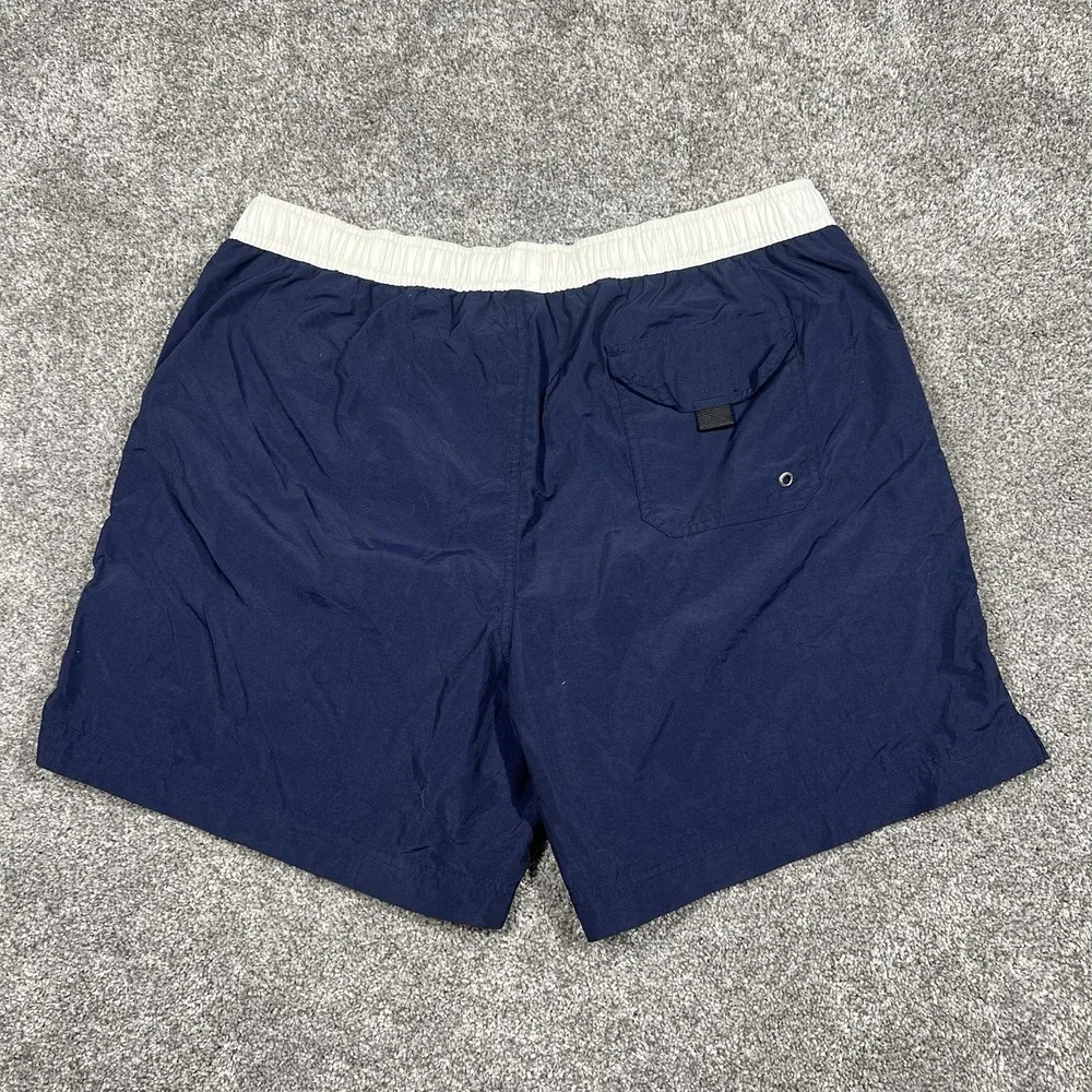 Vintage Polo Sport Ralph Lauren Board Shorts Mens XXL Blue Surf Swim Trunks Rare